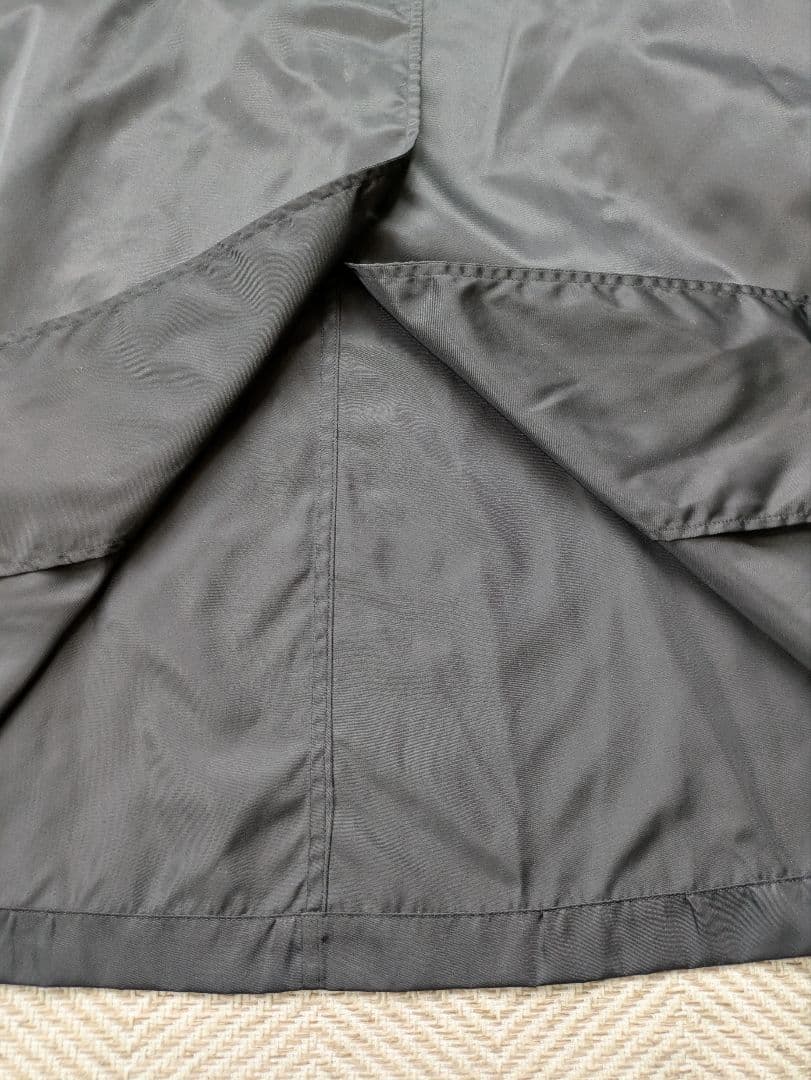 JIL SANDER ブラック トレンチコート　ロング Aライン　ヴィンテージ