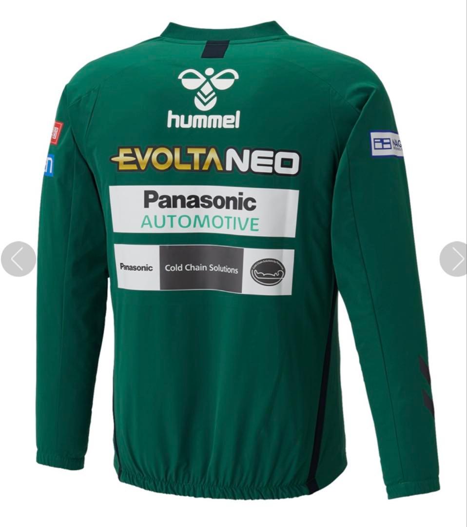 r*2様 ヒュンメル ガンバ大阪 PROウーブントレーニングトップ（FPグ リー