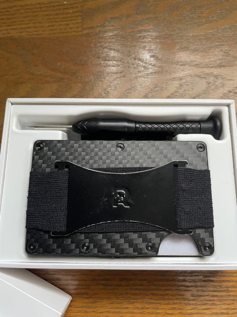 ザリッジ the RIDGE カーボンファイバーウォレット　マネークリップ