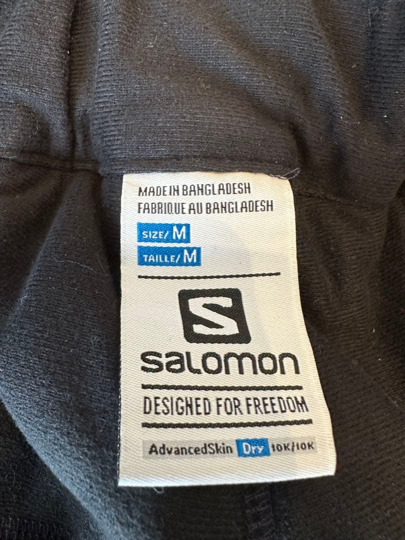 Salomon スキーウェア 青/黒 サイズM