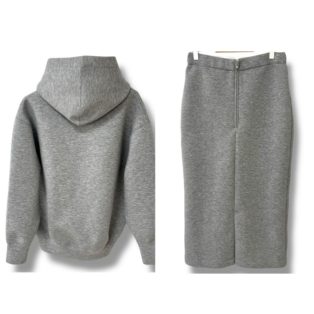 【美品】SLOBE IENA ボリュームジップアップフーディ＆スカートセット