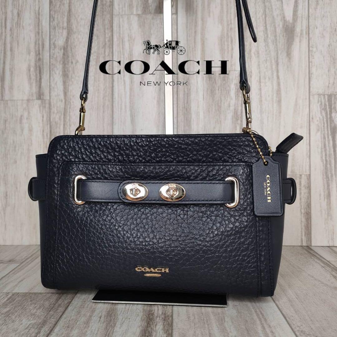 50 COACH コーチ　レザー　ショルダーバッグ