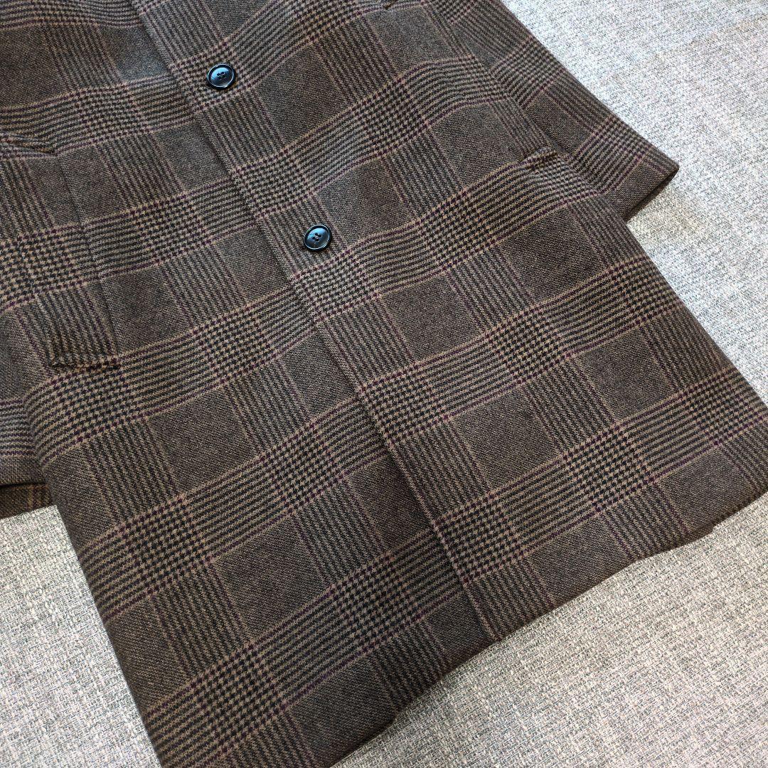ジャーナルスタンダード　メンズ　近年　ウールコート　グレンチェック　未使用