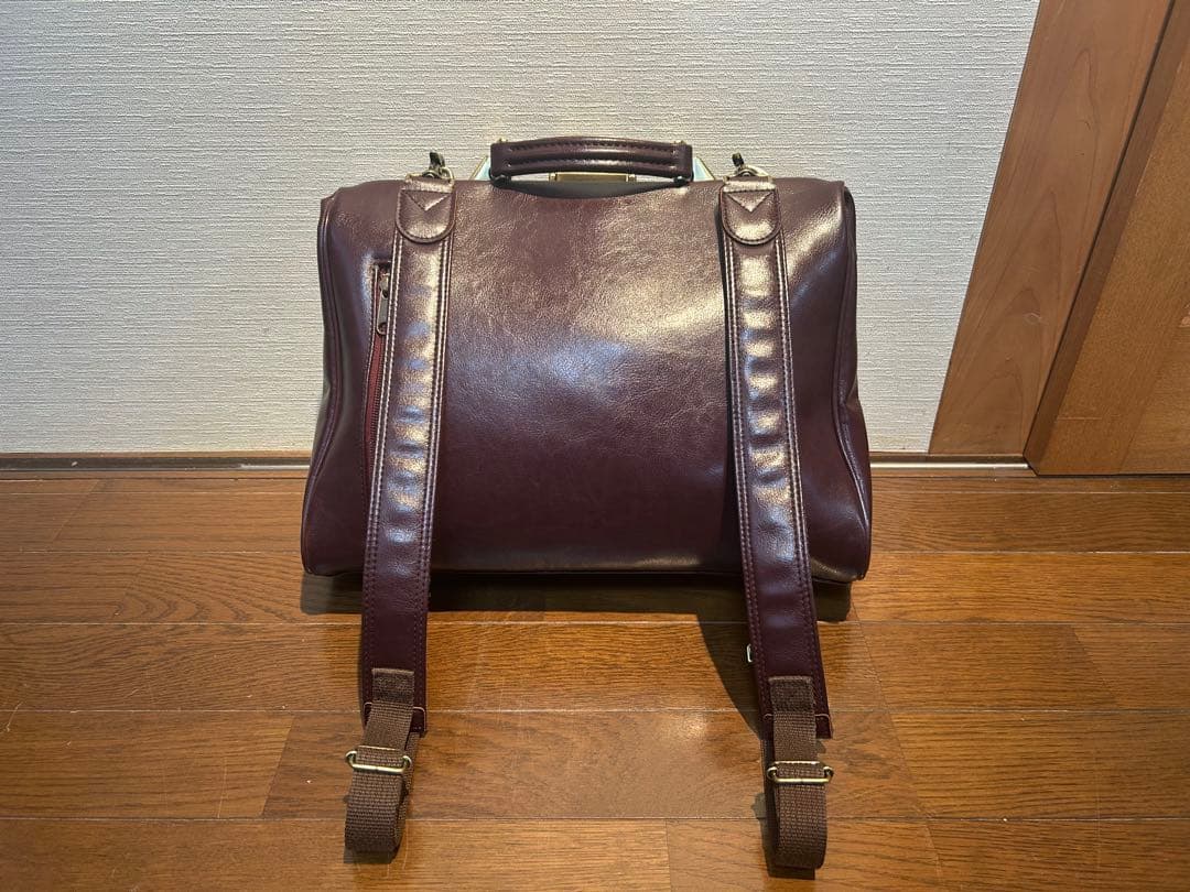 youta ダレスリュック横型　Sサイズ Y4 【LIGHT】　バーガンディ