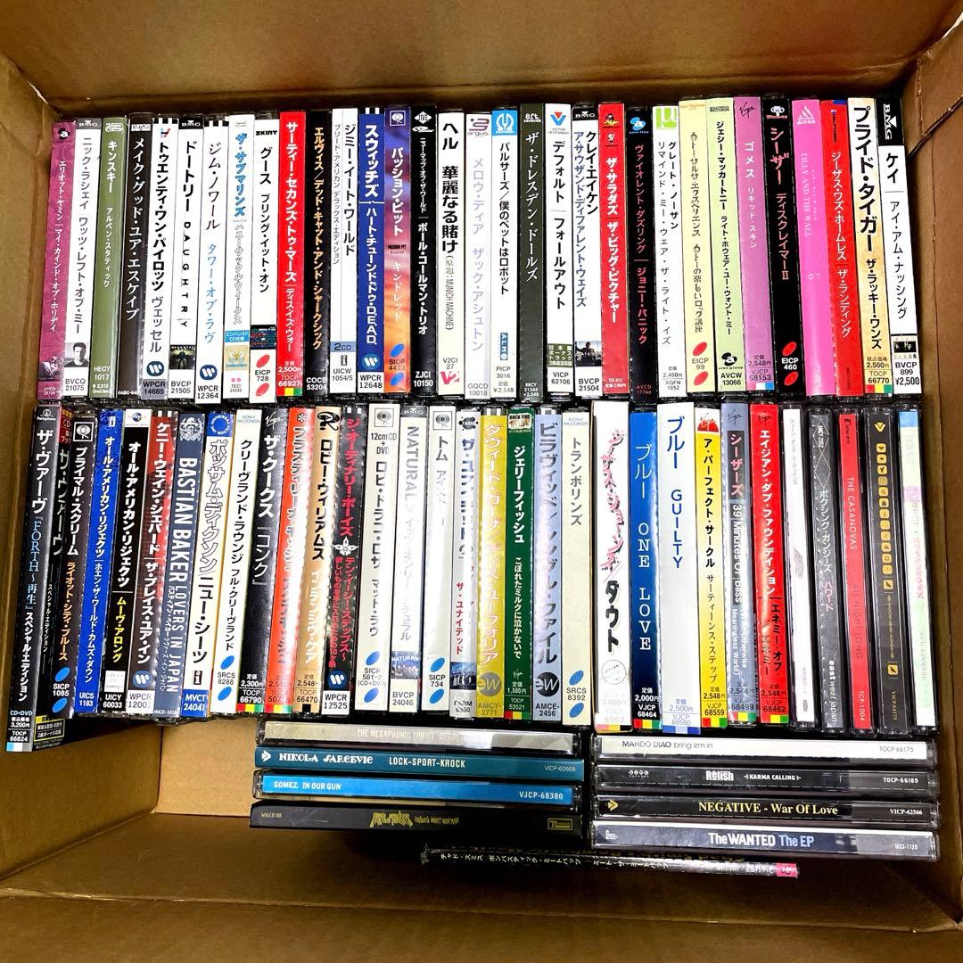 洋楽CD　７２枚　まとめ売り　国内盤　ロック系中心　貴重盤もアリ〼