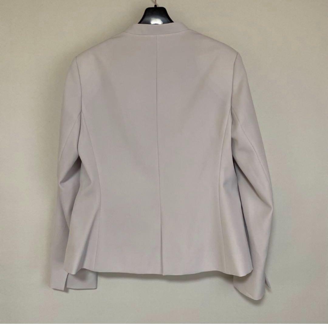 プラステ Vカラー ストレッチ ジャケット L アイボリー系 春秋 DMW