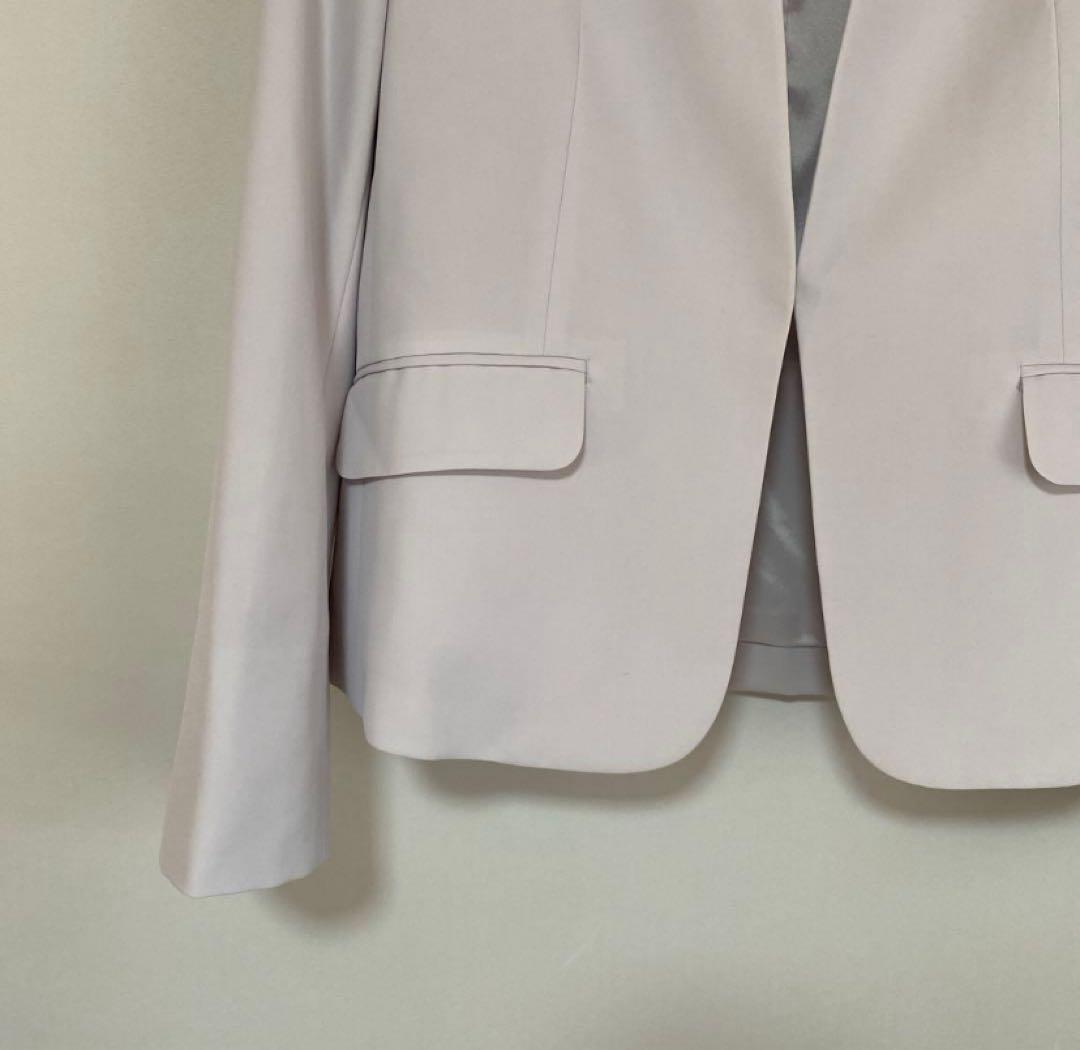 プラステ Vカラー ストレッチ ジャケット L アイボリー系 春秋 DMW