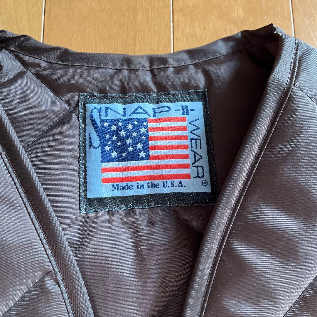 【新品】SNAP’N’WEAR quilting vest キルティングベスト