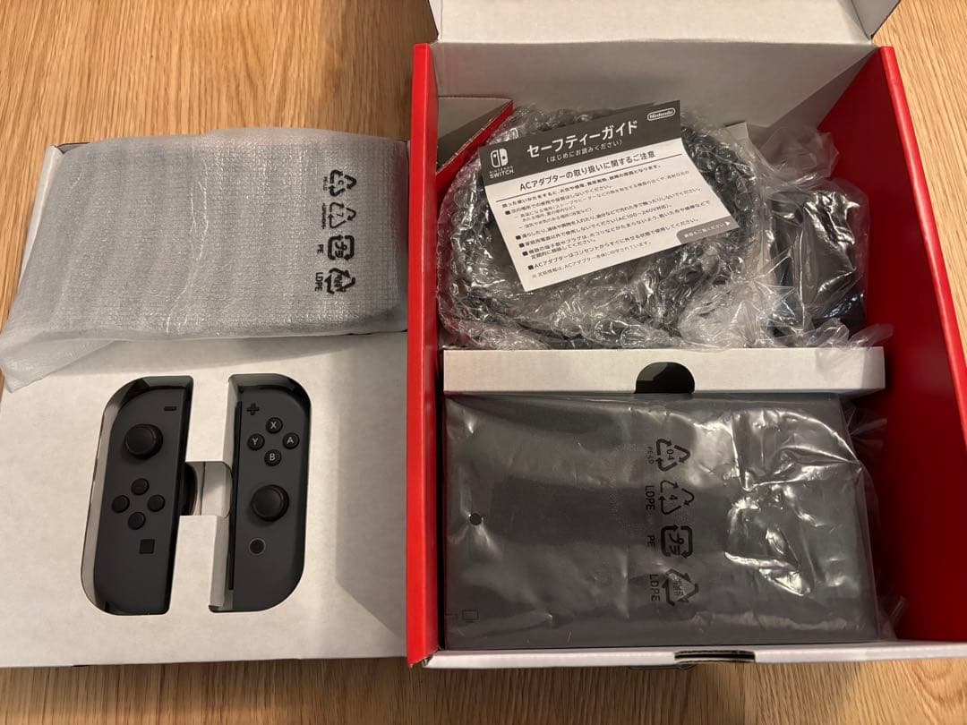 Nintendo Switch 本体 グレー 付属品完備