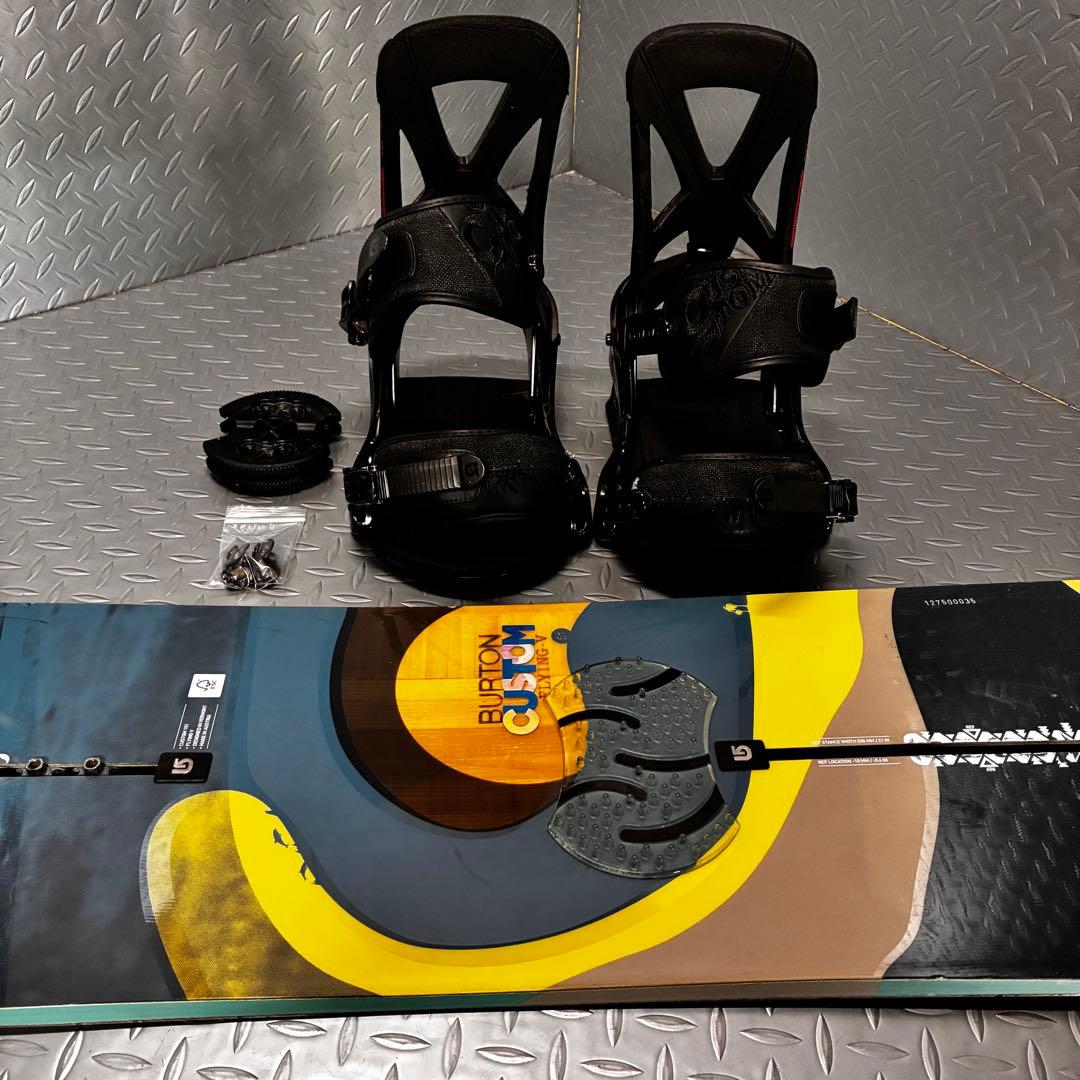 【オールバートン】Burton Wカスタム 151cm メンズボード 2点セット