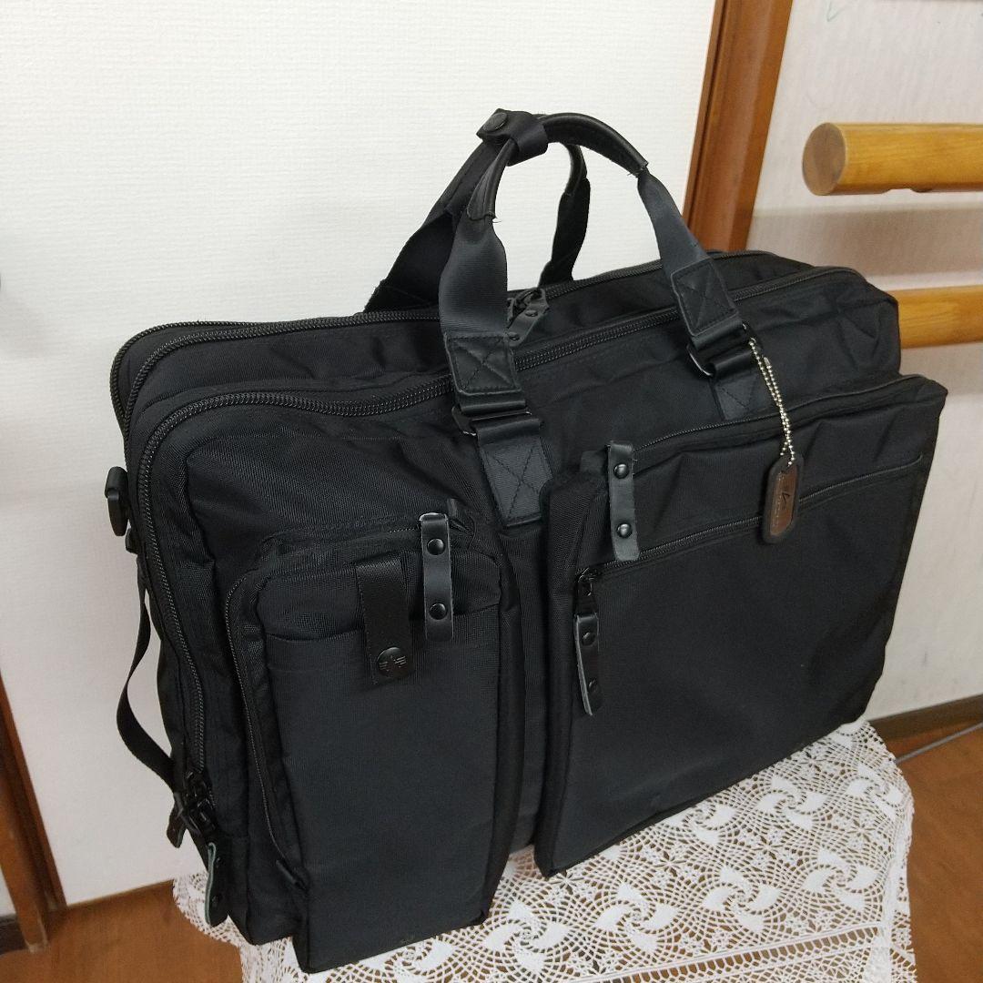 あ*り様 アルファインダストリーズ 3wayブラック ビジネスバッグ 多機能