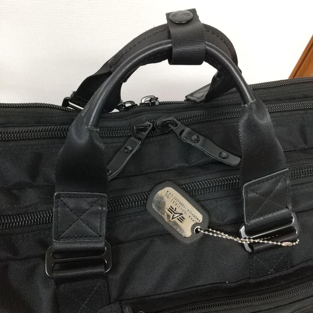 あ*り様 アルファインダストリーズ 3wayブラック ビジネスバッグ 多機能