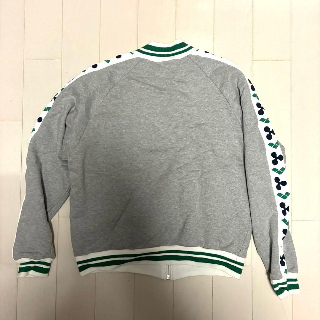 arena × rlm コラボジャージ上下セット グレー×グリーン デサント