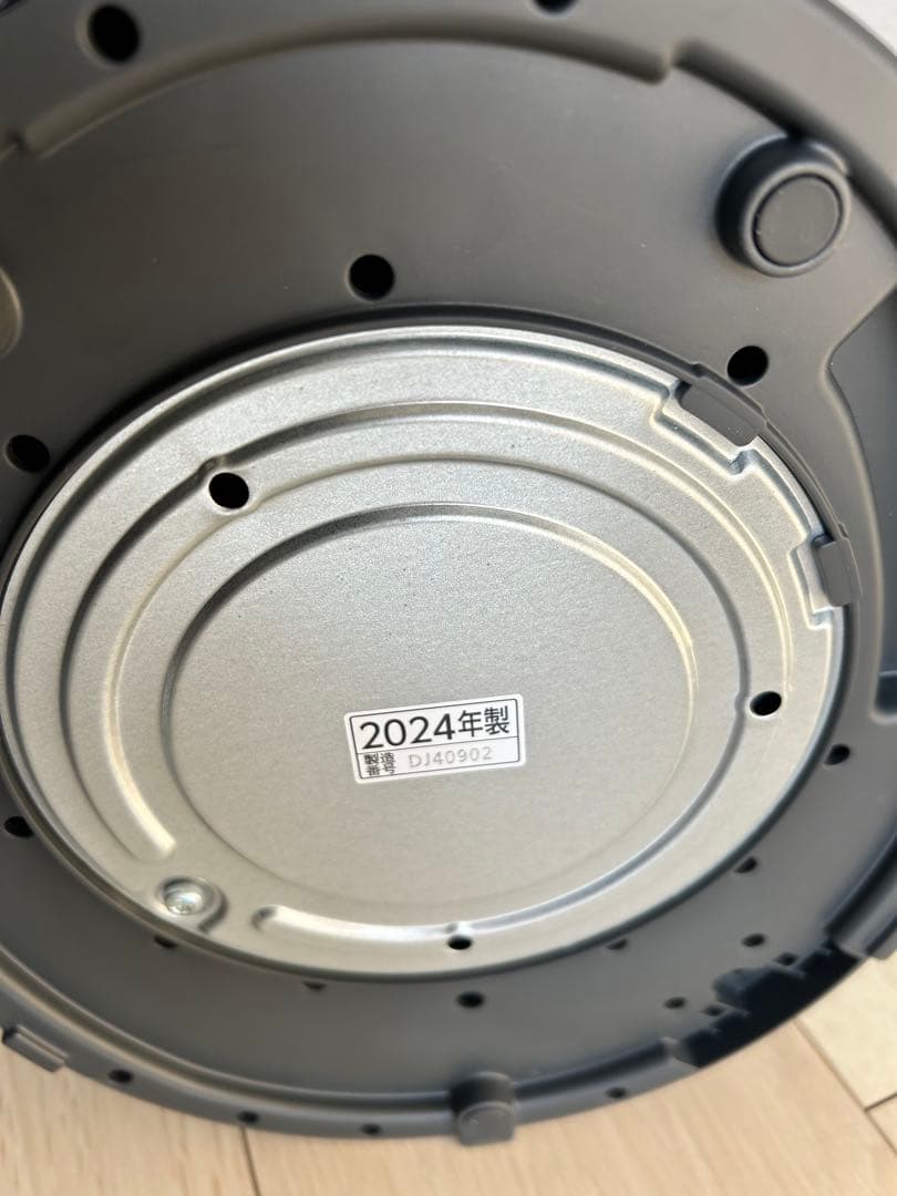 デジタル表示 置き型加湿器 グレー