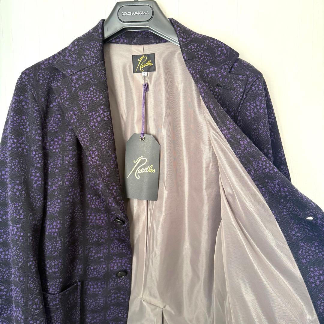 【タグ付き.未使用品】Needles ジャガード シングル ジャケット