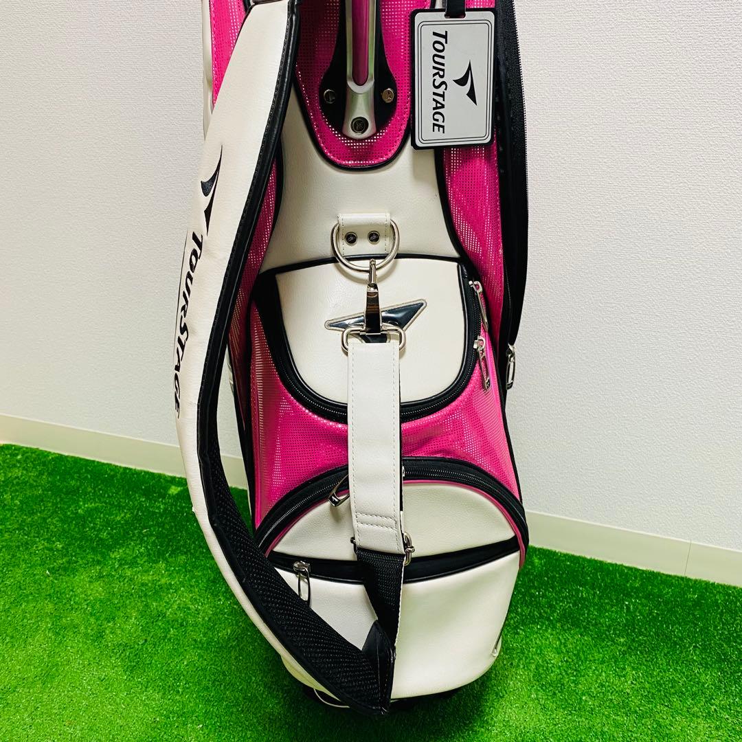【希少】ツアーステージ　キャディバック　ピンク