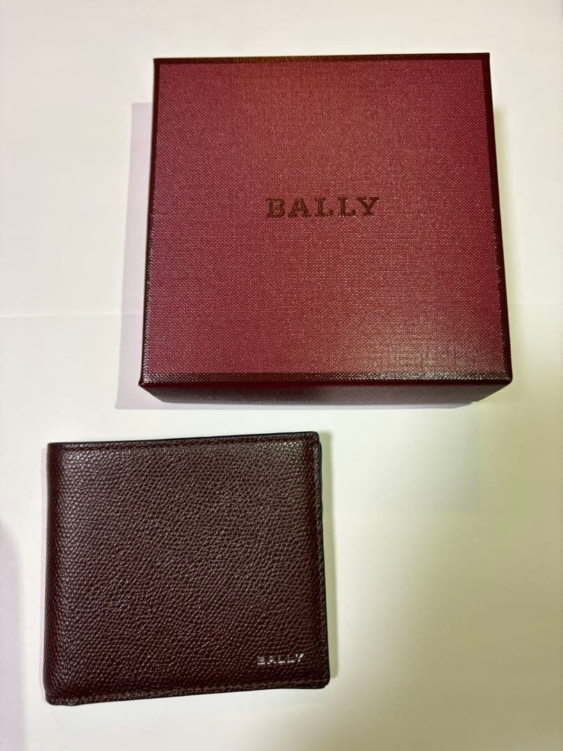 【美品】BALLY ブラウン 二つ折り財布