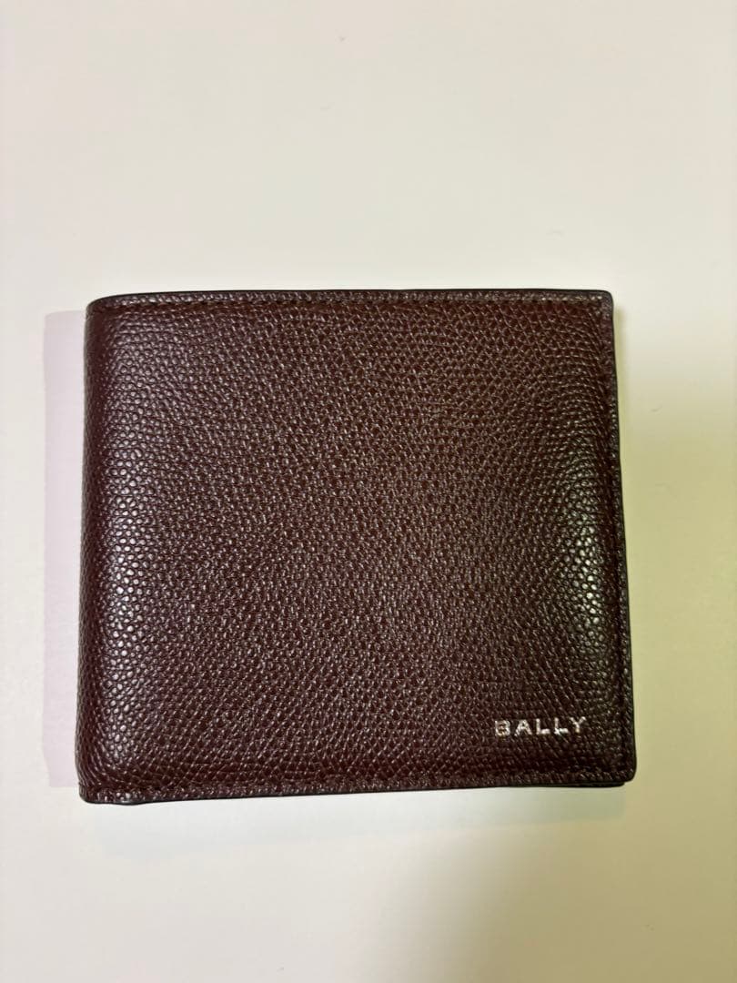 【美品】BALLY ブラウン 二つ折り財布