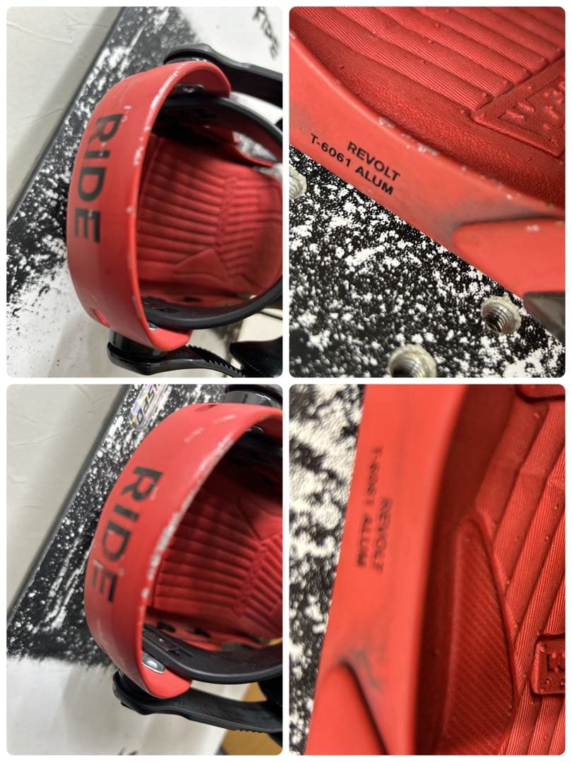 中古品　RIDE TWINPIG154cmセット(A-18)