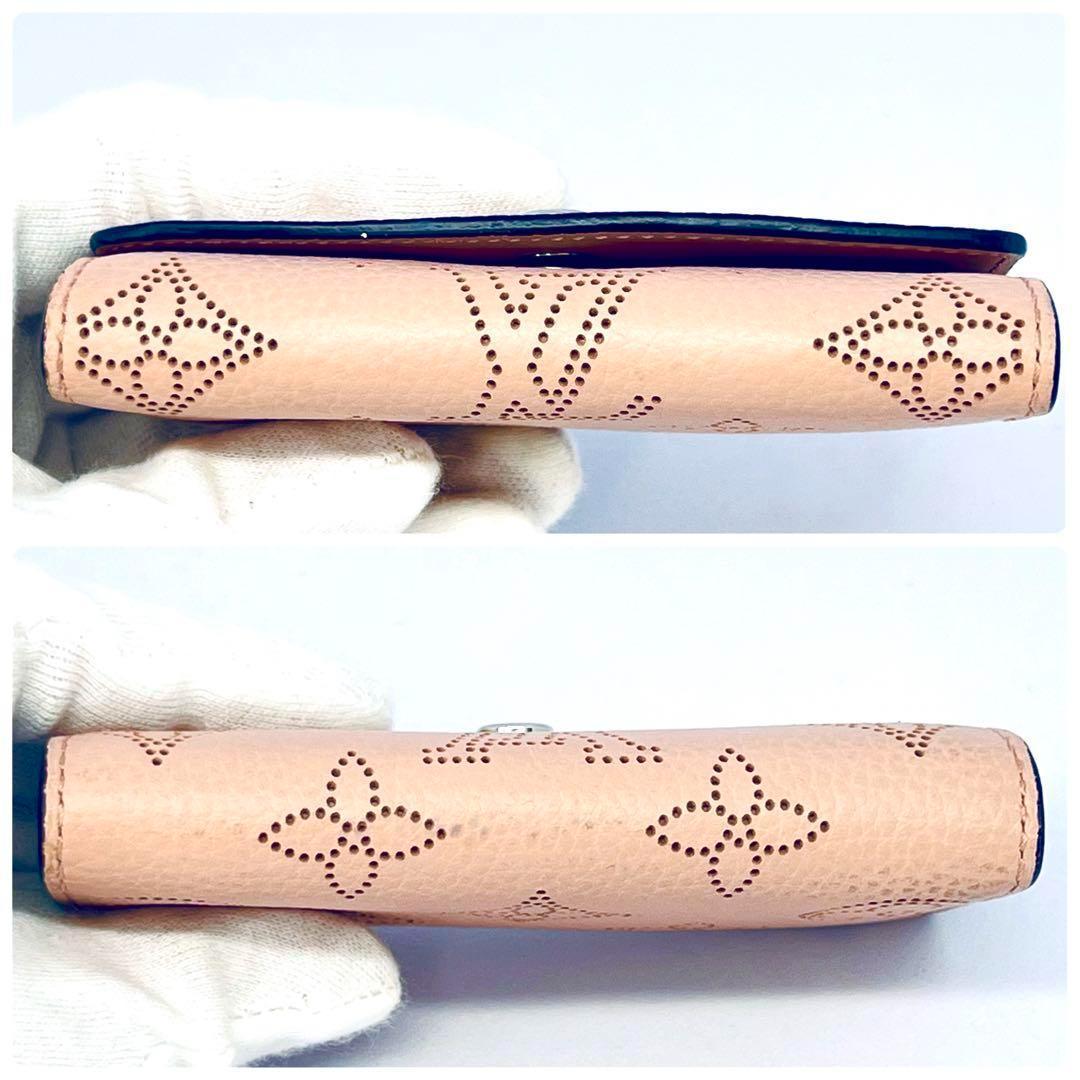 極美品 ルイヴィトン マヒナ ミュルティクレ4 レザー キーケース マグノリア