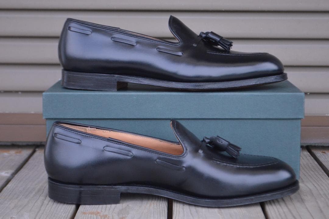 着用1回　CROCKETT＆JONES　CAVENDISH2　9E　ブラック