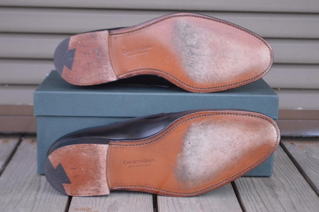 着用1回　CROCKETT＆JONES　CAVENDISH2　9E　ブラック