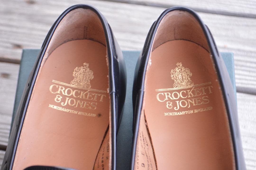 着用1回　CROCKETT＆JONES　CAVENDISH2　9E　ブラック