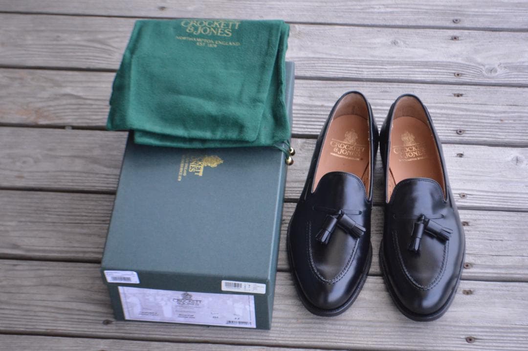 着用1回　CROCKETT＆JONES　CAVENDISH2　9E　ブラック