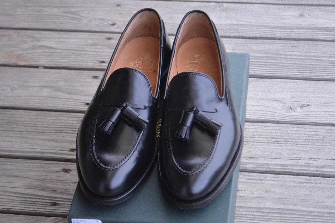 着用1回　CROCKETT＆JONES　CAVENDISH2　9E　ブラック