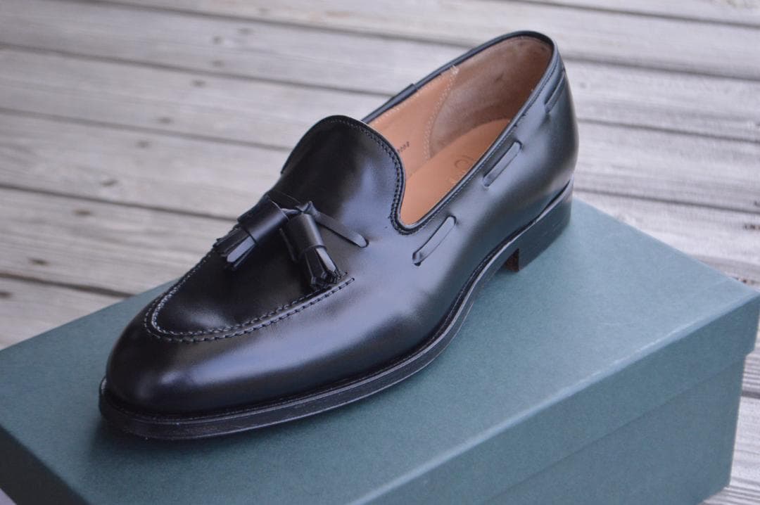 着用1回　CROCKETT＆JONES　CAVENDISH2　9E　ブラック