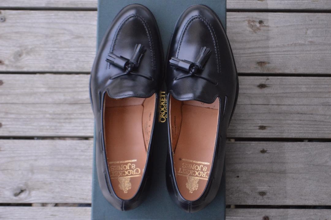 着用1回　CROCKETT＆JONES　CAVENDISH2　9E　ブラック
