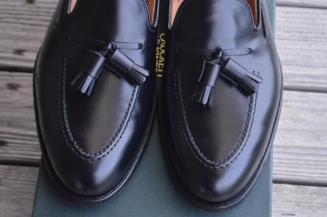 着用1回　CROCKETT＆JONES　CAVENDISH2　9E　ブラック