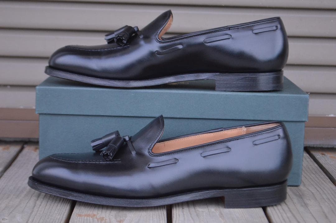 着用1回　CROCKETT＆JONES　CAVENDISH2　9E　ブラック