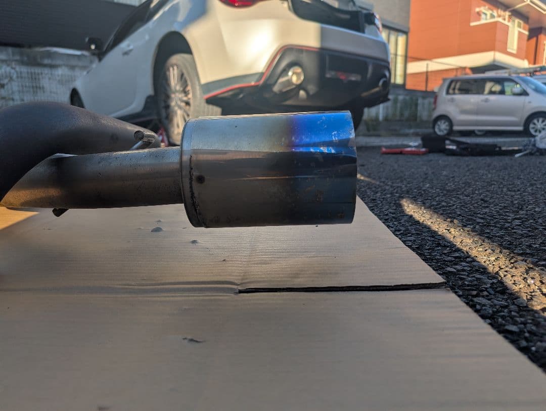 GT86/BRZ 後期用マフラーBe Freeリアピース