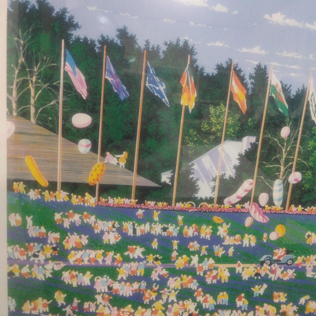 ヒロ・ヤマガタ　ライダーカップチャンピオンシップ　中古　大判額装アートポスター