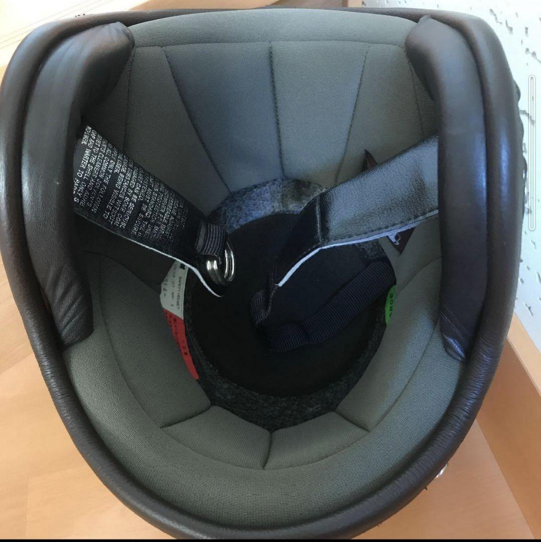 立花 SHM ハンドステッチ ジェットヘルメット　日本製