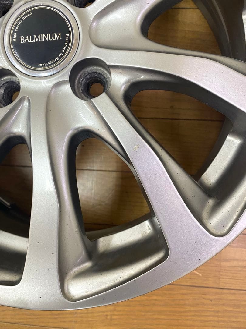 アルミホイール ブリヂストン バルミナ 15インチ 5.5J オフセット50