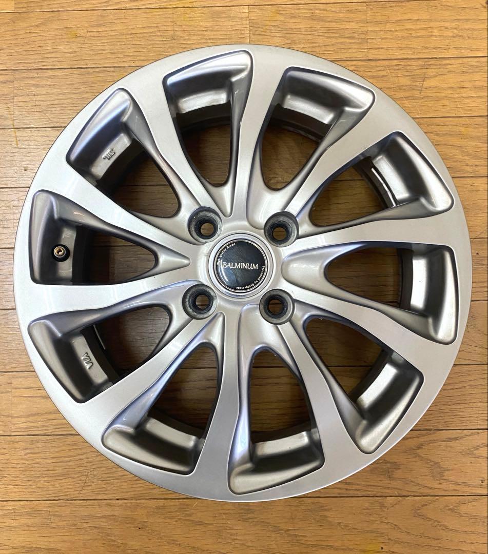 アルミホイール ブリヂストン バルミナ 15インチ 5.5J オフセット50