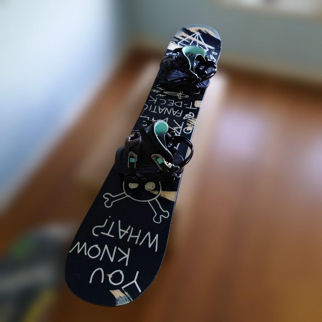 FANATIC 143cm　ビンディングセット　T-DECK ダブルキャンバー