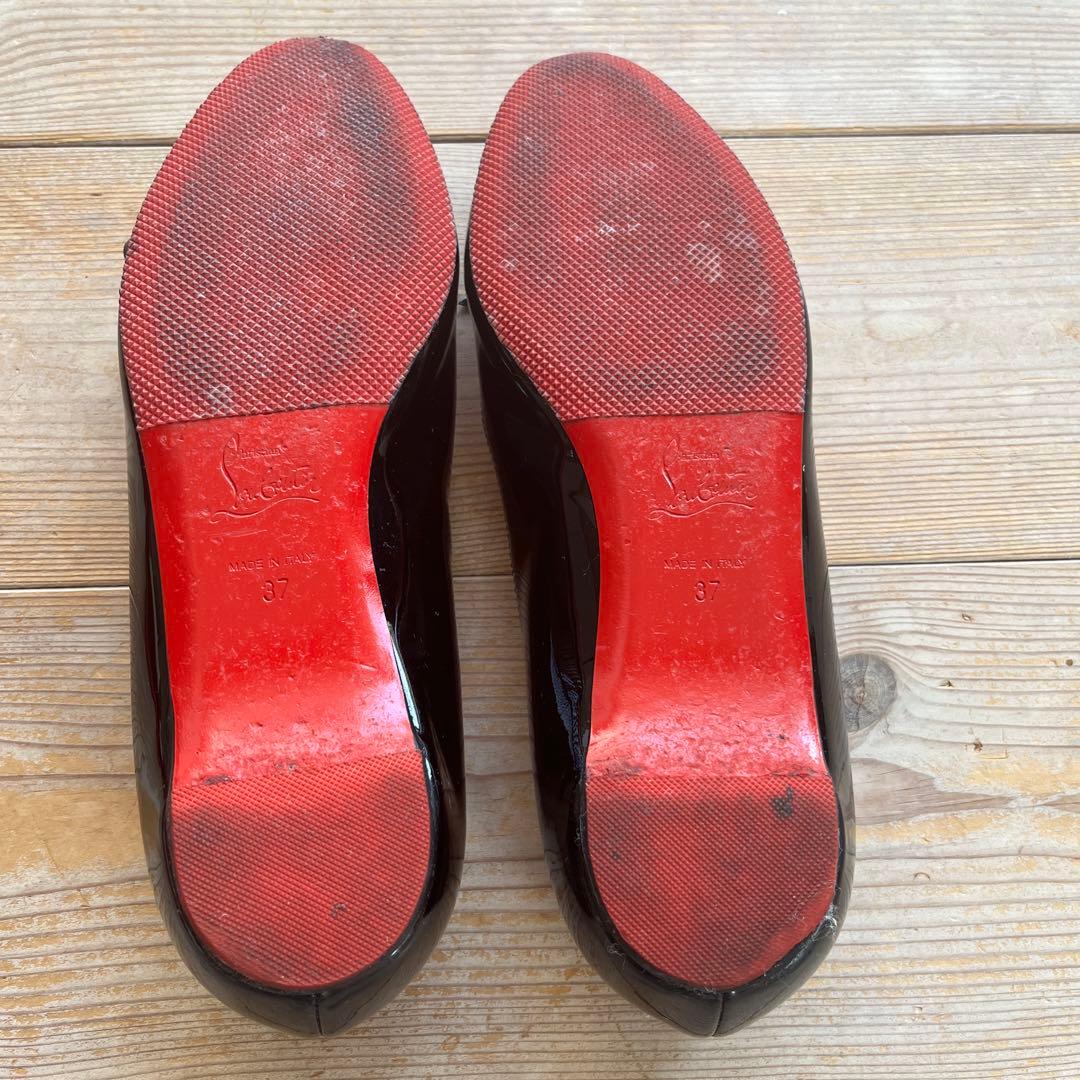 Christian Louboutin ブラック フラットシューズ