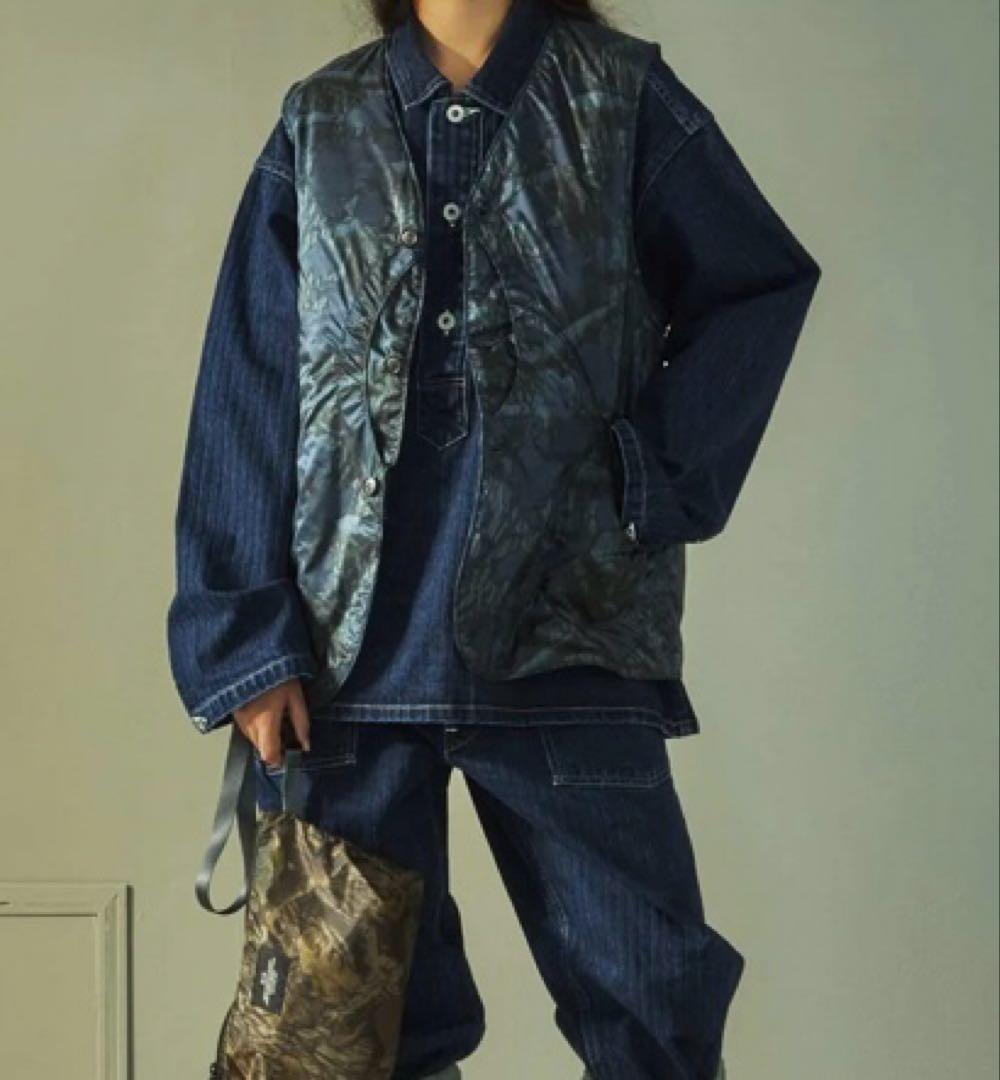 Post O‘all's Army shirt & pants ヘリンボーンL