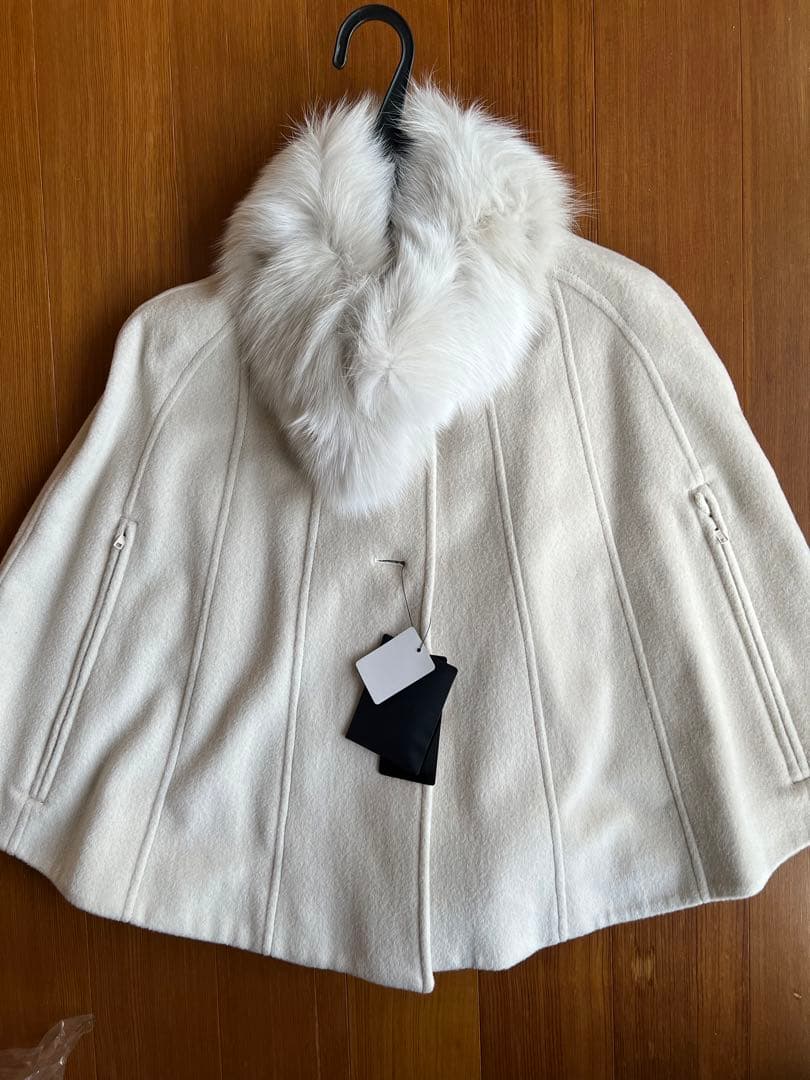 【最終お値下げ！！即買いOK新品未使用 】 シルバーフォックスマント