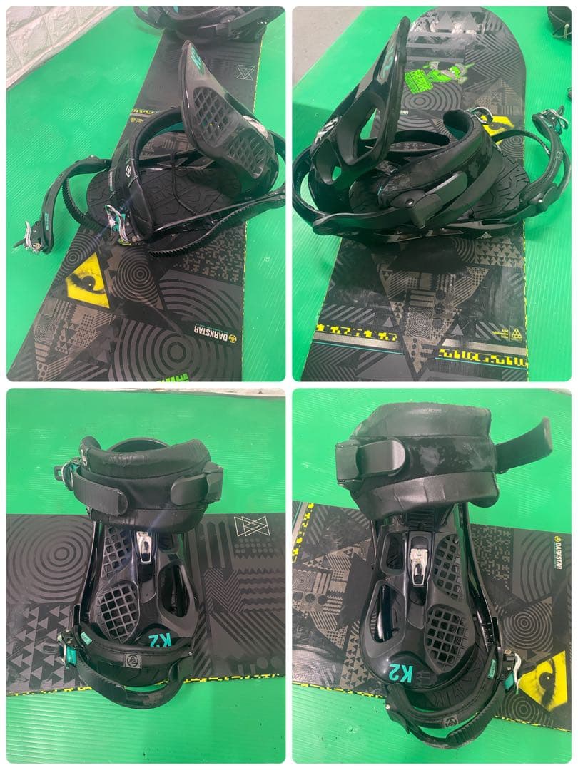 板とバイディング￼K2 DARKSTAR 147cm バートンブーツカバーセット