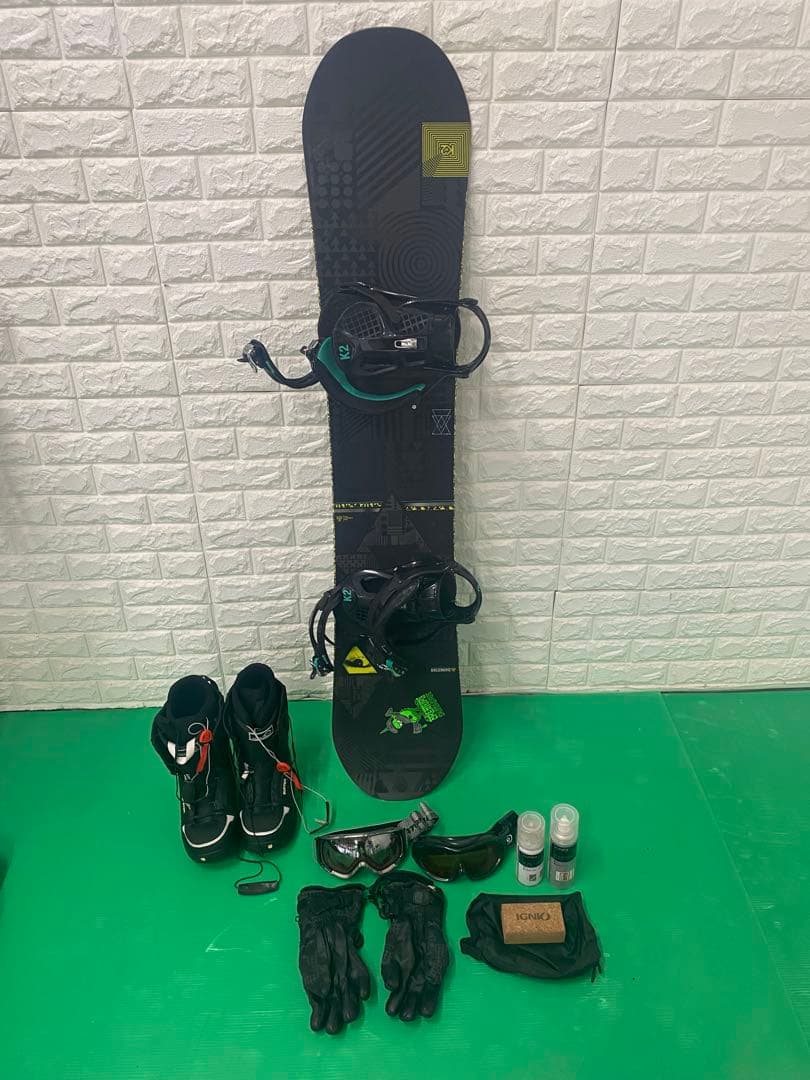 板とバイディング￼K2 DARKSTAR 147cm バートンブーツカバーセット