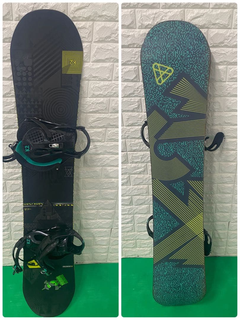 板とバイディング￼K2 DARKSTAR 147cm バートンブーツカバーセット