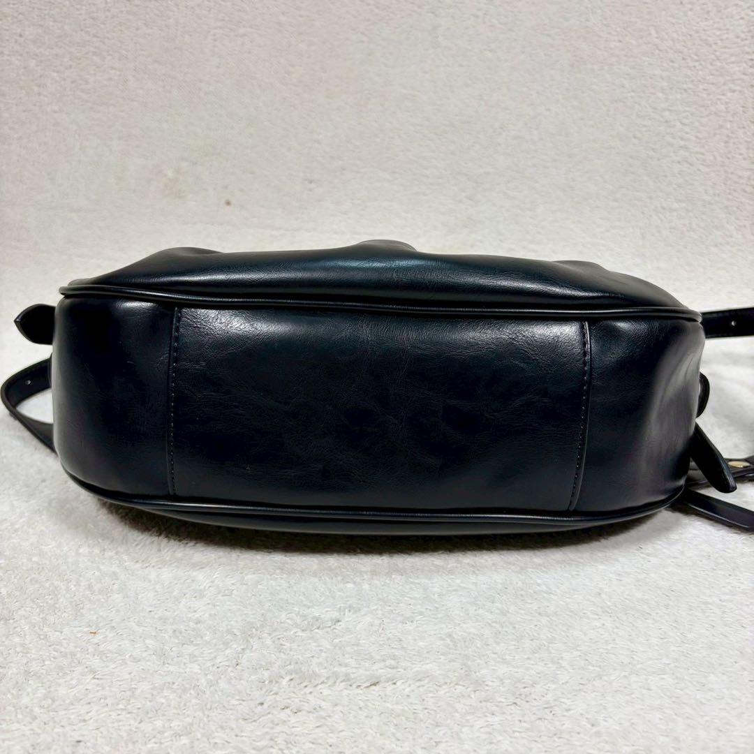 【未使用級✨】アナスイ　ショルダー　ディディオン　金具ロゴ　ハーフムーン　y2k