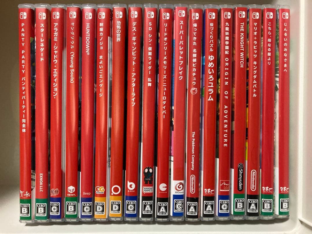 switchソフト　18本セット　まとめ売り