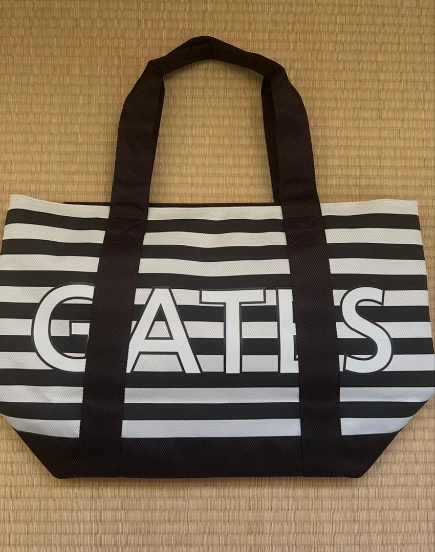 PEARLY GATES ストライプトートバッグ