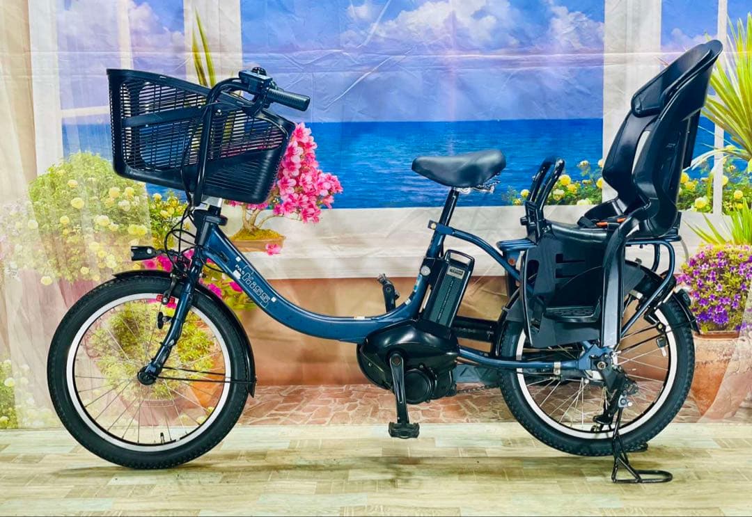 パスキス⭐️激レアモデル！ヤマハ子供乗せ電動アシスト自転車Y1414