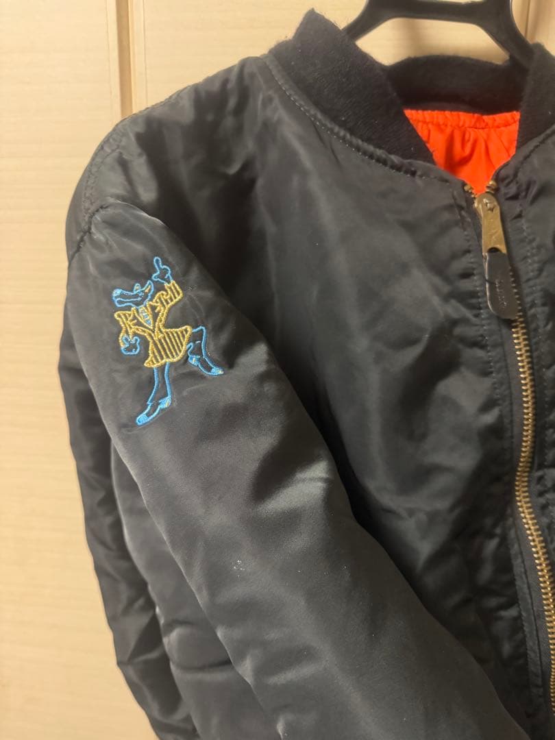 90s MA-1 フライトジャケット USA製 vintage alpha 刺繍